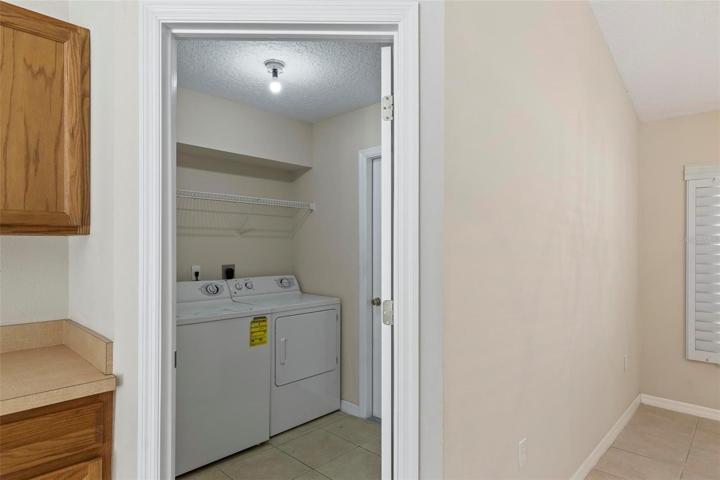 Laundry Room & access to the Garage