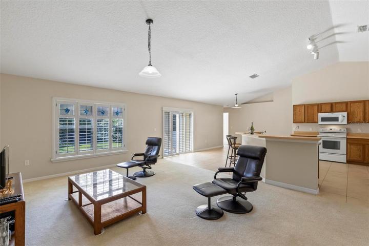 Family Room and Kitchen