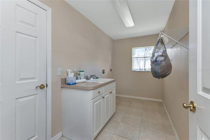 Indoor Laundry room