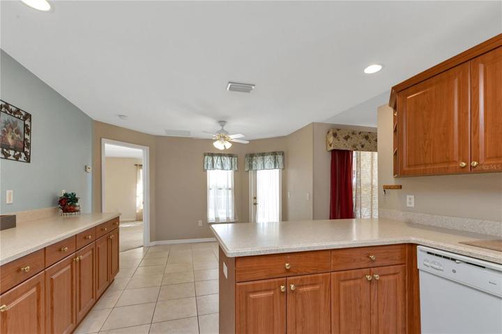 Plenty of cabinetry in kitchen