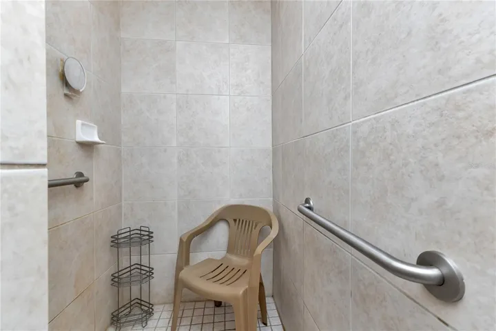 Master walk-in shower