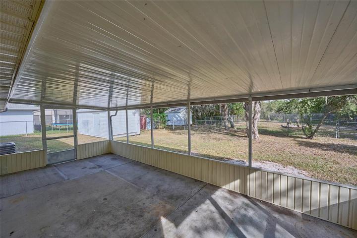 Ample space on the porch for relaxing