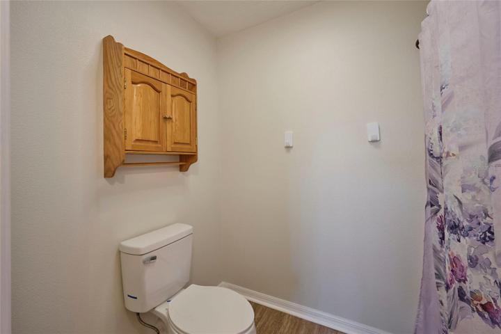 New toilet in master bath