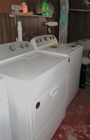 Updated washer & dryer.