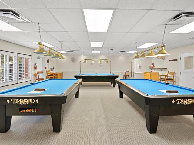 Pool room with New Tables