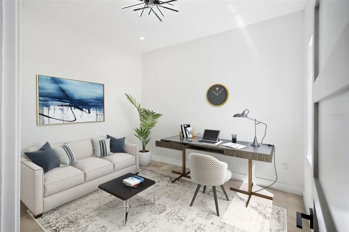 Virtually Staged Office