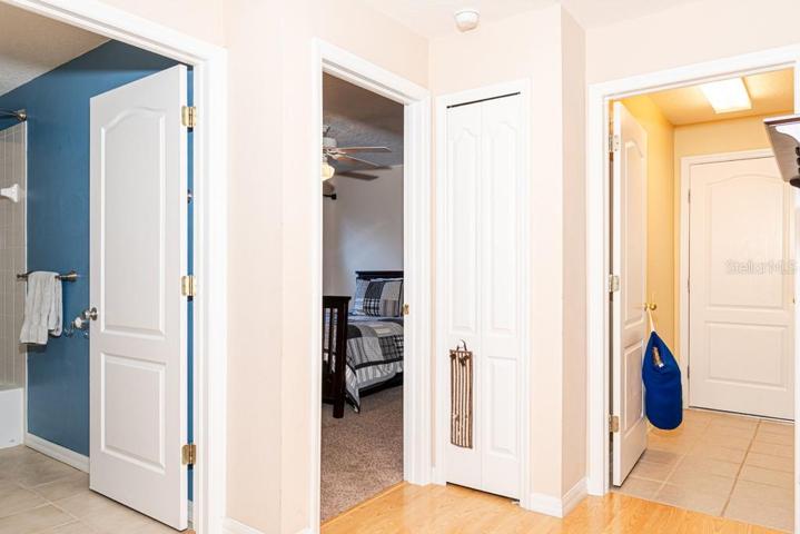 Hallway with Bedroom 2 & 3 and Bathroom 2