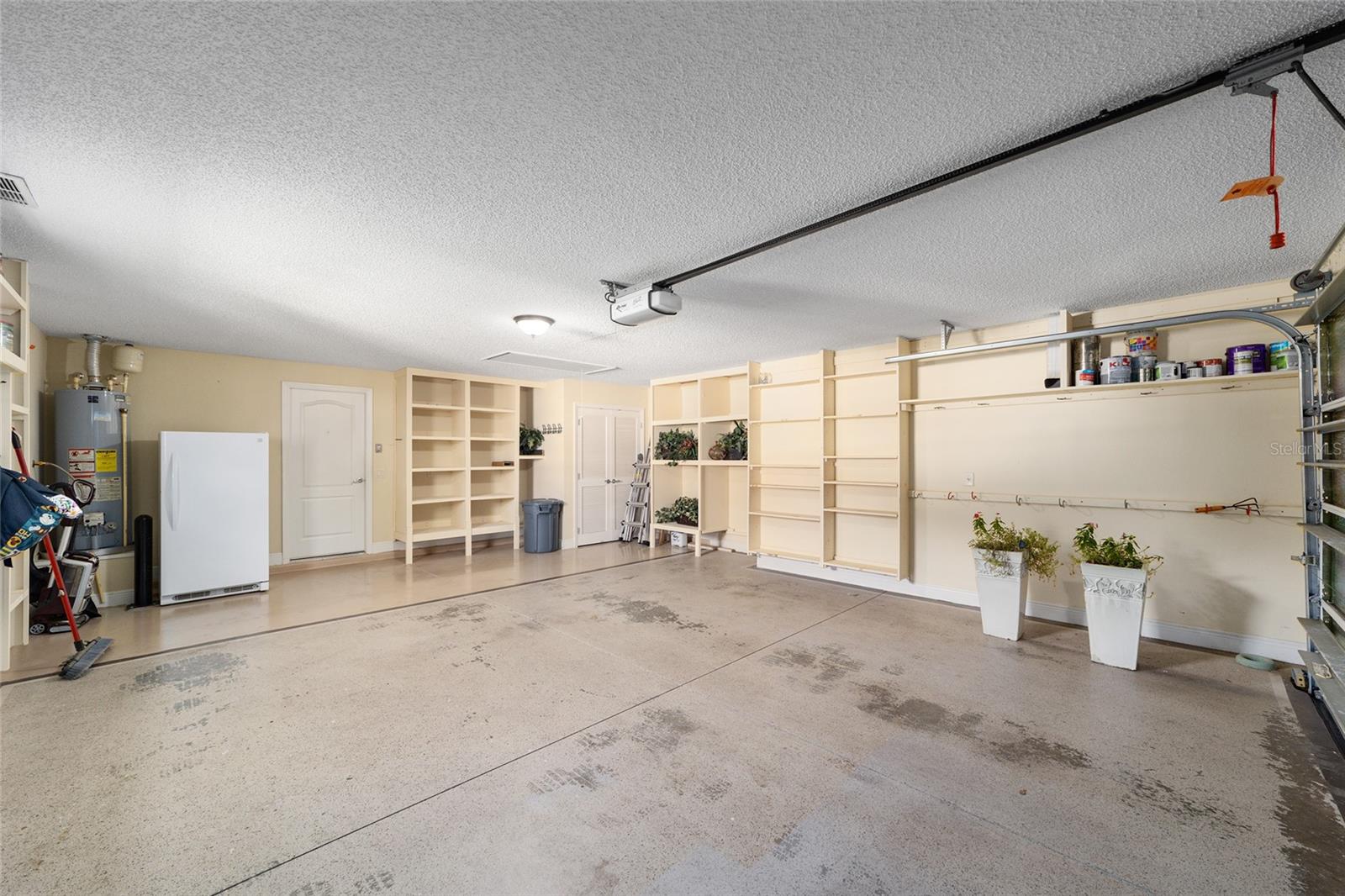 Custom shelving in Garage