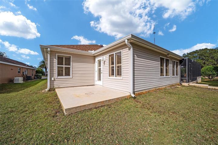 open patio on opposite side of Florida room