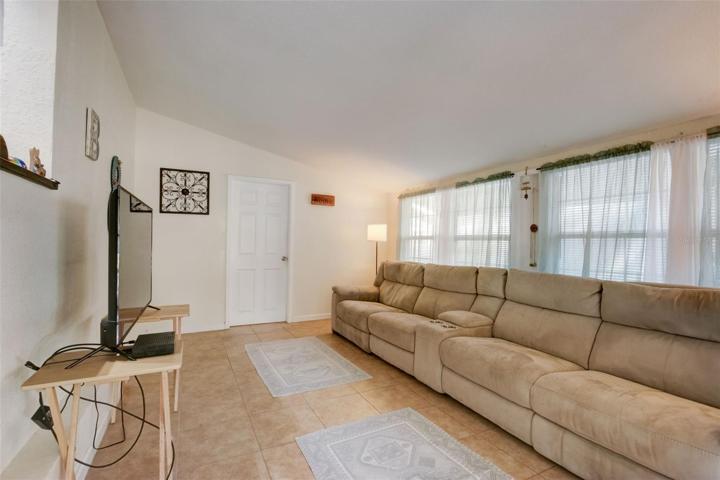View of large family room
