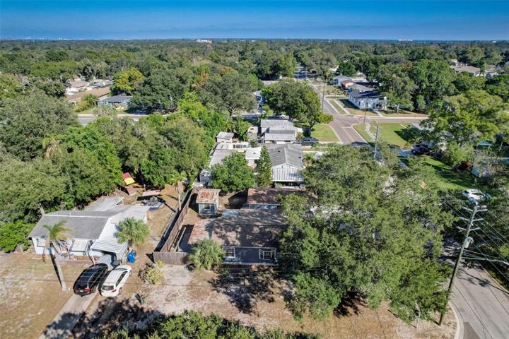 Aerial view of home