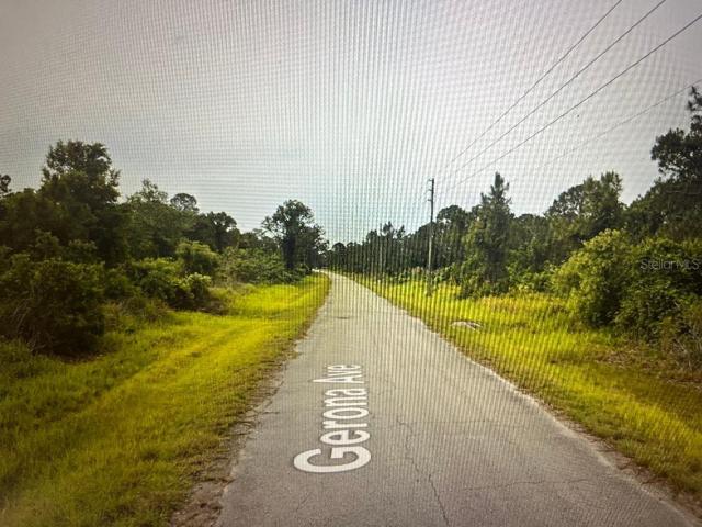 paved street