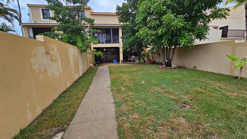 Spacious and private fenced-in yard