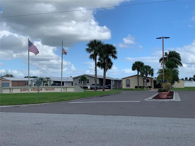 Palm Village Ranch Entrance from road