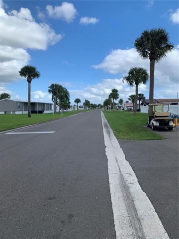 Well manicured road inside the community