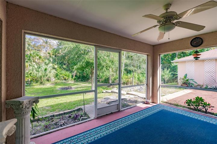 Covered lanai