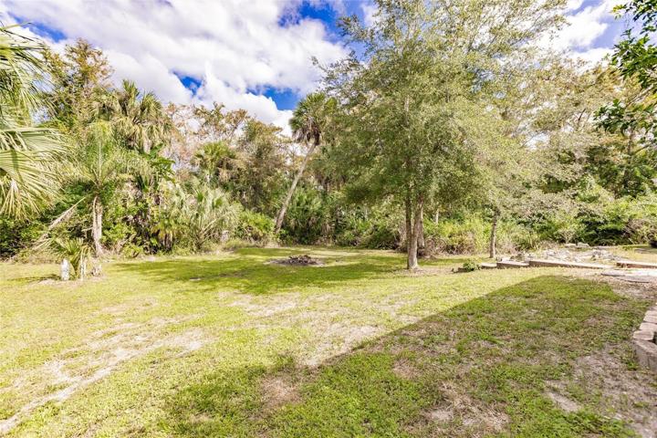 Back of property