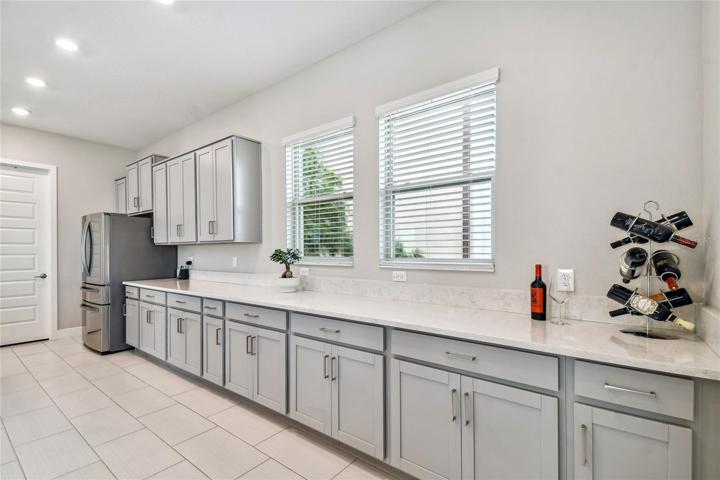 huge cabinet/ counter space