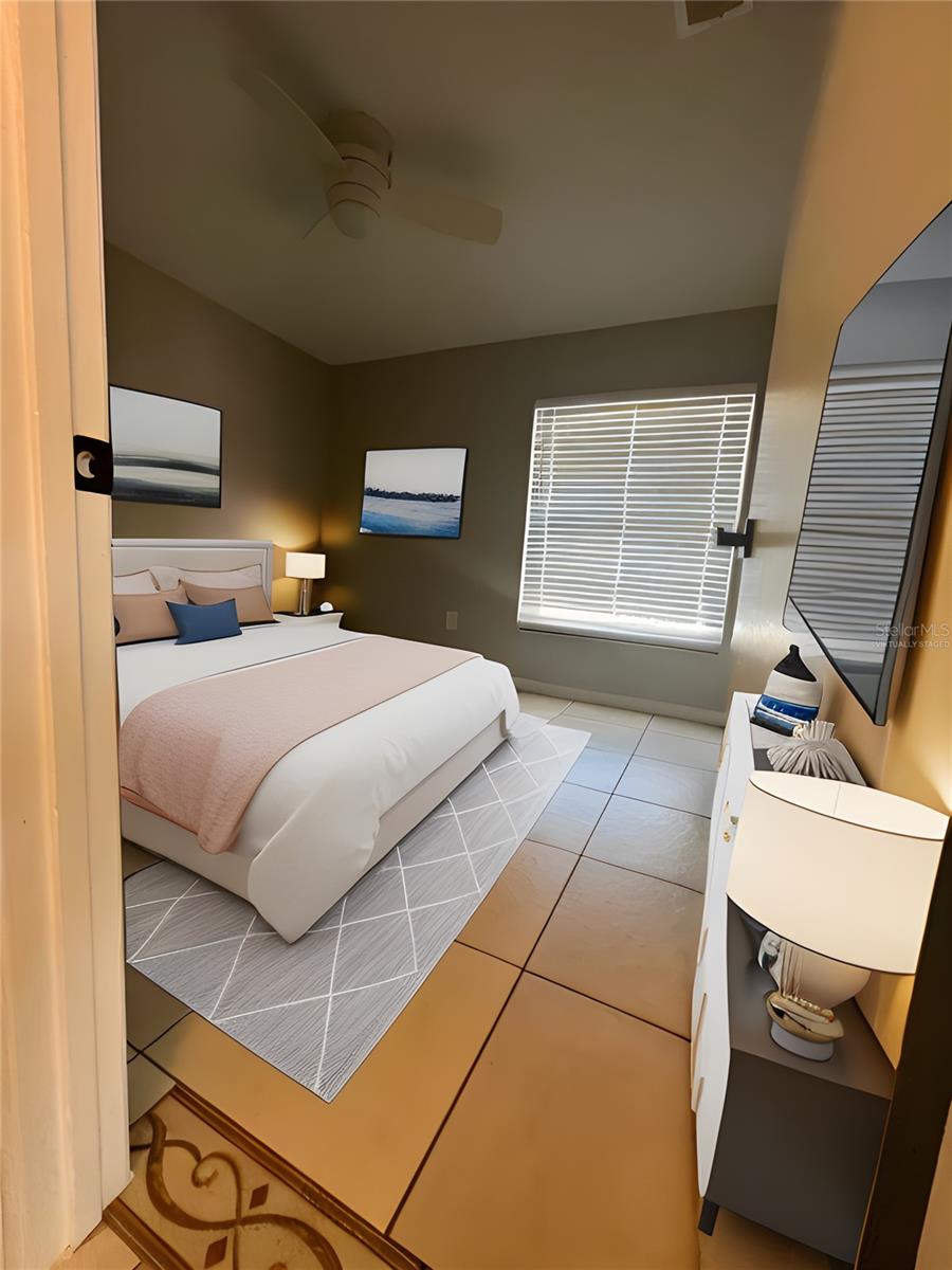 Guest Bedroom  (virtually staged)