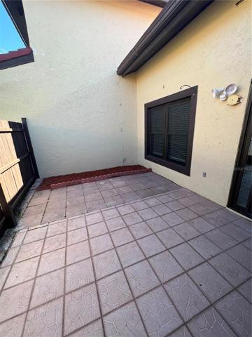 Patio side view