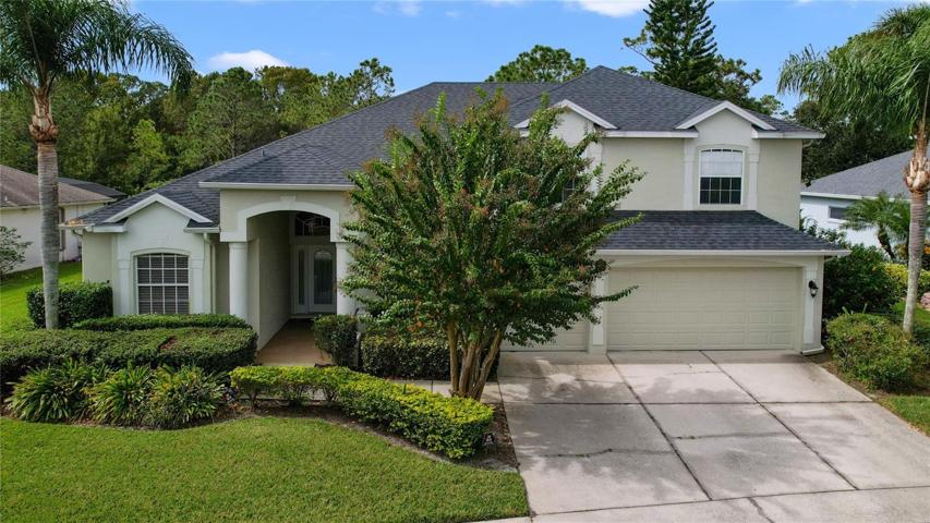 This spacious 4 bedroom, 3 full bath POOL HOME sits on an oversized GOLF COURSE LOT, with an UPDATED ROOF & A/C (2019) in the desirable GATED COMMUNITY The Villages of Rio Pinar!