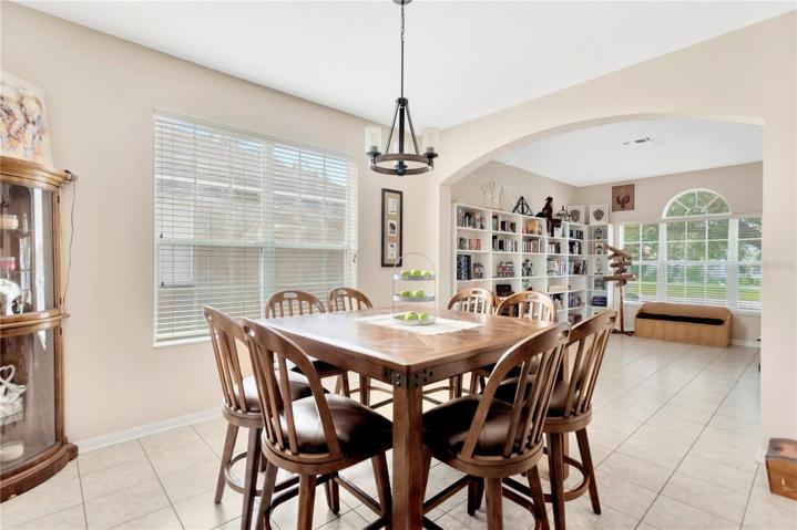 Dining room and formal living room