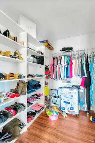Large Walk in Closet in Master Suite