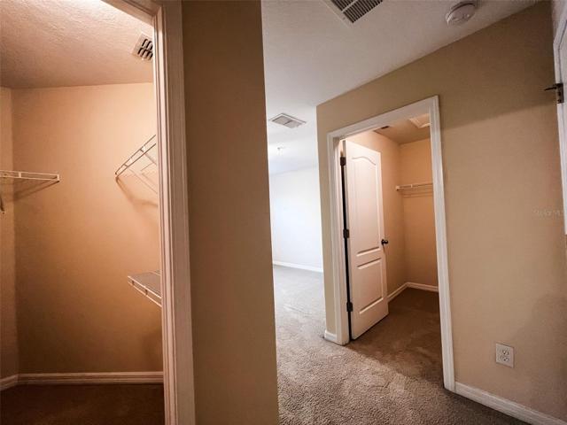 Both walk-in closets