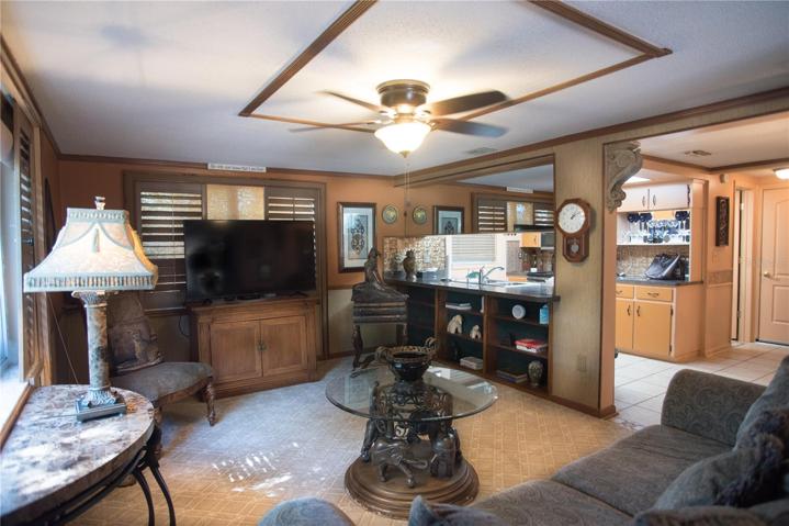 Family Room opens to Kitchen