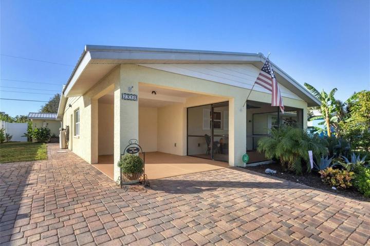 Exterior Front Carport Pavers