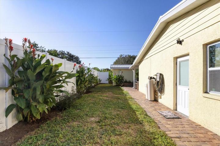 East side yard