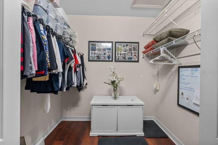 Guest walk in closet