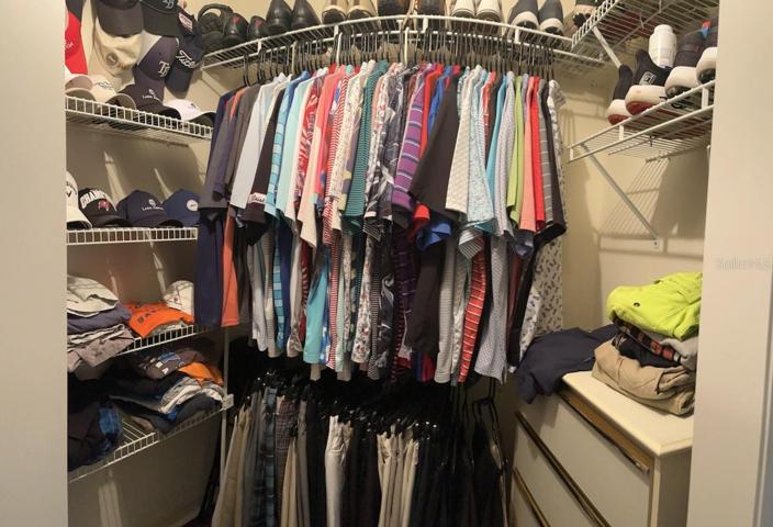 #2 walk in closet in master bedroom