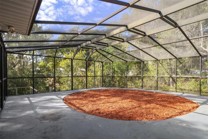 Above ground pool has been removed from home.