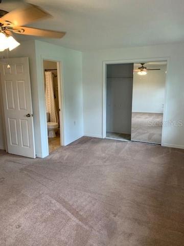 Primary bedroom has its own full bathroom with shower.