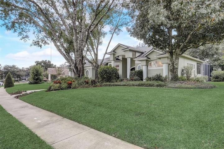 Lovely landscaping & front elevation!