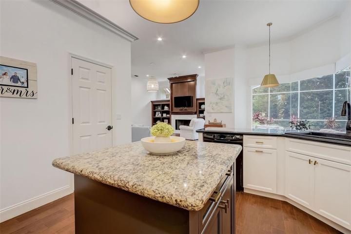 Island with extra cabinet space plus a closet pantry in your perfect kitchen!