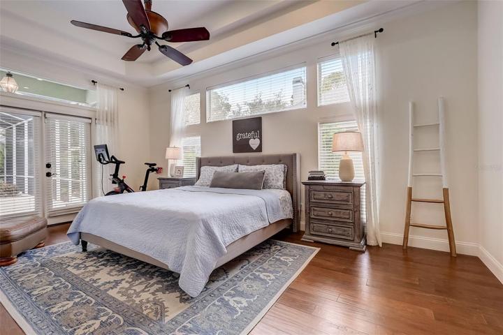 Abundance of windows creating a bright and comfortable owners retreat!