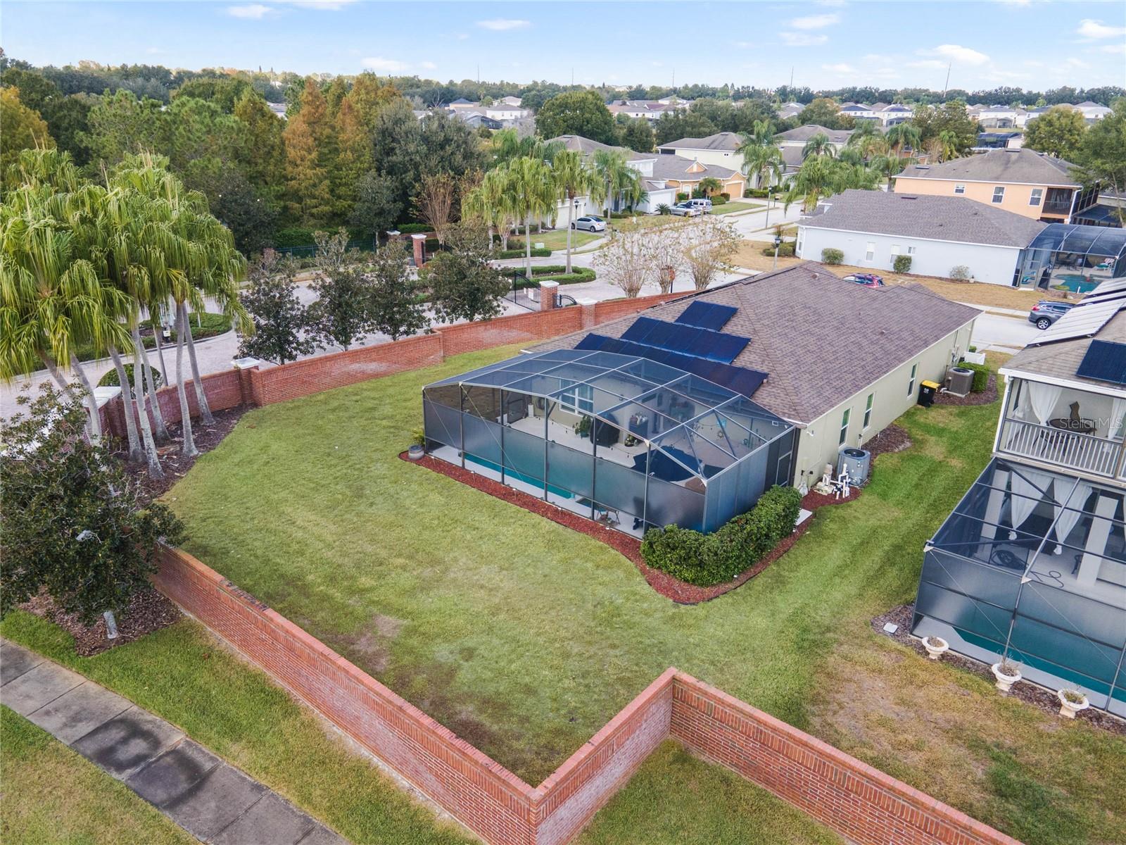 Back and Pool enclosure