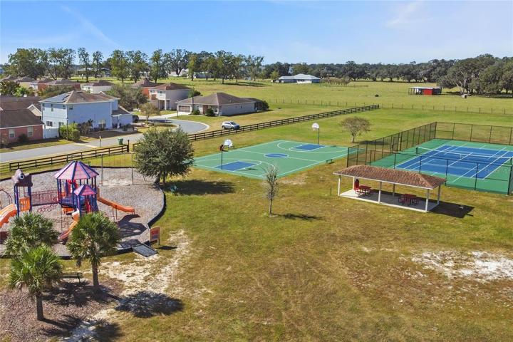 Playground, Basketball & Tennis Courts
