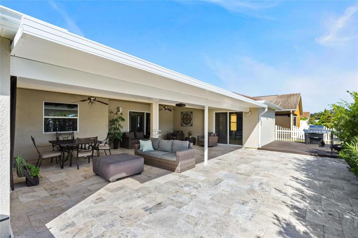Back Patio with Italian Stone