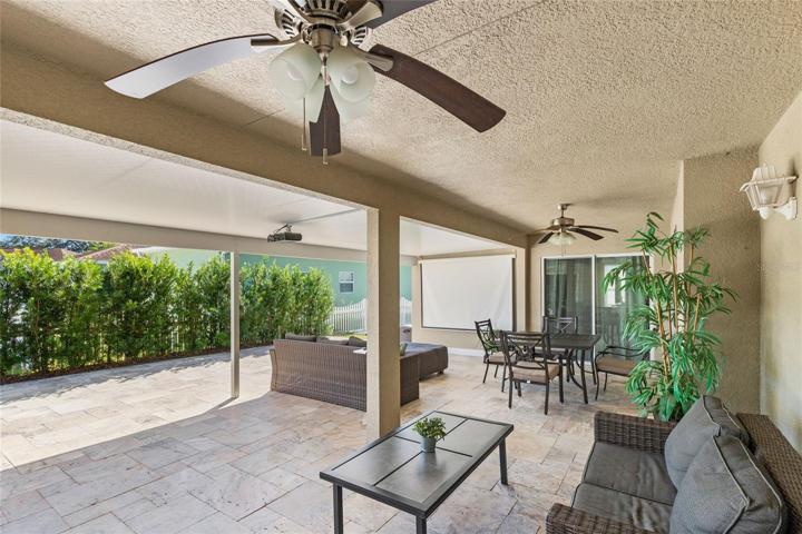Back Patio with Italian Stone