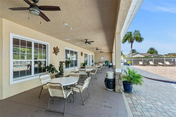 Outdoor Seating Area of Clubhouse