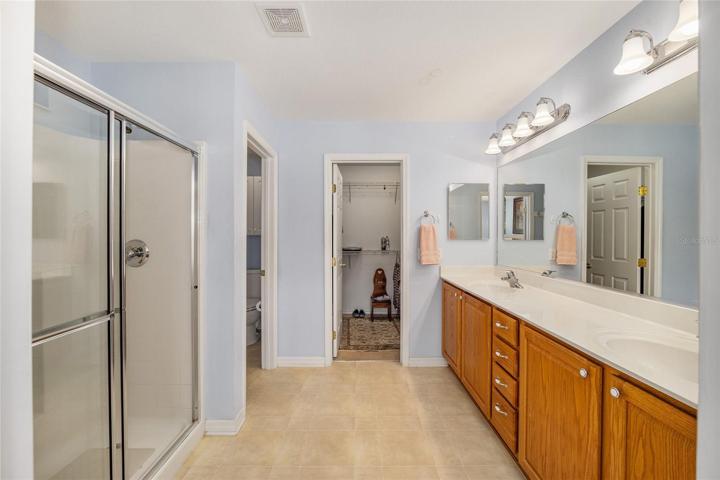 Large Master Bathroom & Walk-in Closet with Solar Tube