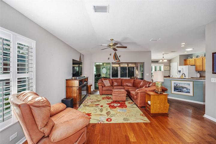 Engineered Hardwood in Main Living Area