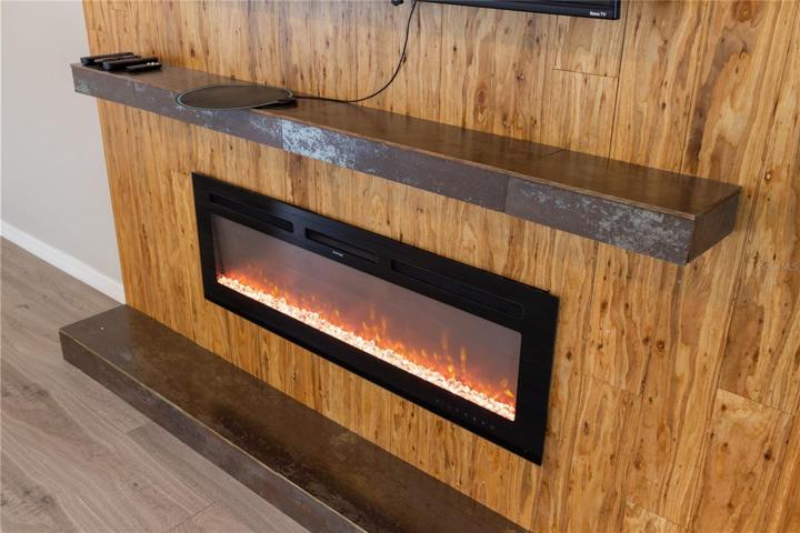 get warm by the fireplace