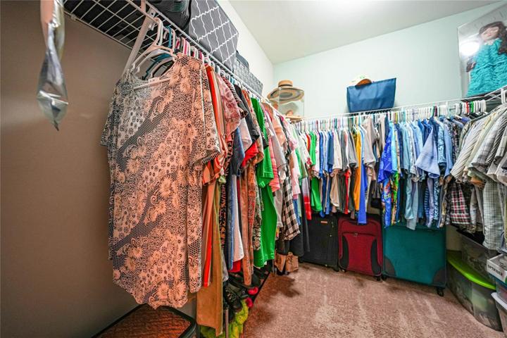 Master walk in closet