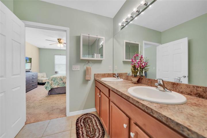 Master Bathroom, dual sink vanity