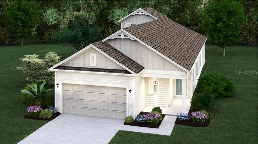 Artist Rendering; illustration only; colors, features, and garage orientation may differ.