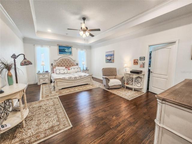 Amply sized Master Suite with equally impressive walk in closet